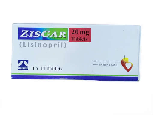 Picture of Ziscar 20mg Tab 14x1s