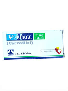 Picture of Vadil 25mg Tab 10x1s