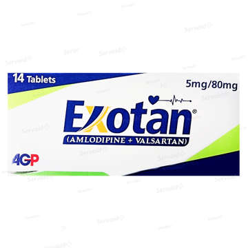 Picture of Exotan 5/80mg Tab 14x1s