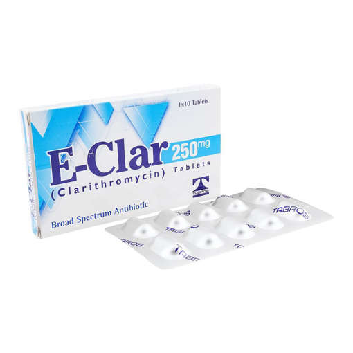 Picture of E Clar 250mg Tab 10x1s