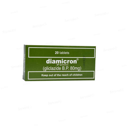 Picture of Diamicron 80mg Tab 1x20s