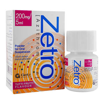 Picture of Zetro 200mg/5ml Sup 15ml
