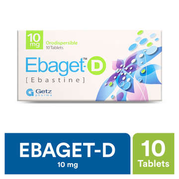 Picture of Ebaget D 10mg Tab 10x1s