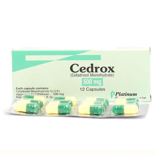 Picture of Cedrox 500mg Cap 1x12s