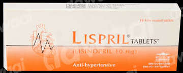 Picture of Lispril 10mg Tab 14x1s