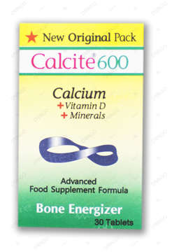Picture of Calcite 600mg Tab 30x1s