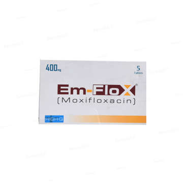 Picture of Em Flox 400mg Tab 5x1s