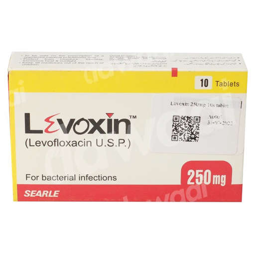 Picture of Levoxin 250mg Tab 1x10s