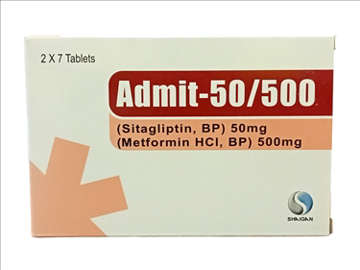 Picture of Admit 50/500mg Tab 14x1s