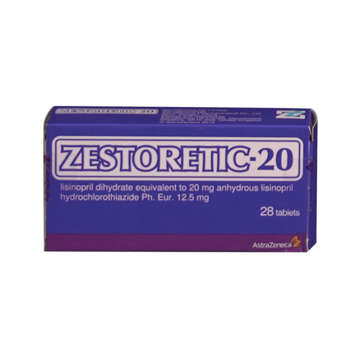Picture of Zestoretic 20mg Tab 1x28s