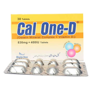 Picture of Cal One D 830mg+400iu Tab 10x3s