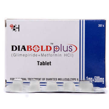 Picture of Diabold Plus 1/500mg Tab 10x3s