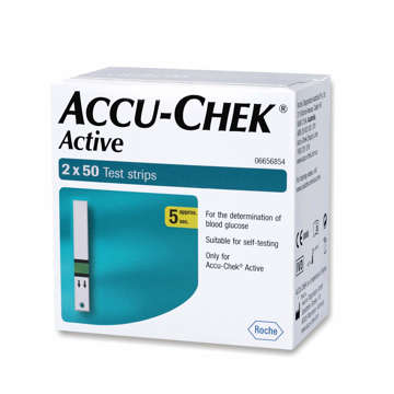 Picture of Accu Chek Active Strips 2x50s