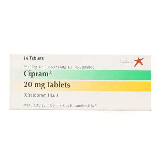 Picture of Cipram 20mg Tab 1x14s