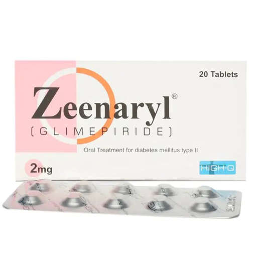 Picture of Zeenaryl 2mg Tab 10x2s