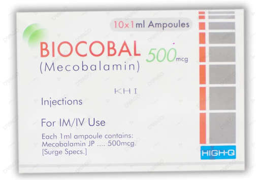 Picture of Biocobal 500mcg Inj 10s