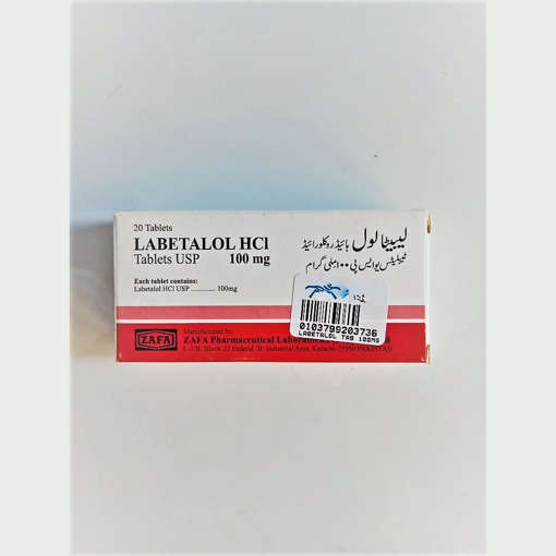 Picture of Labetalol Hcl 100mg Tab 10x2s