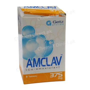 Picture of Amclav Tab 375mg 6x1s