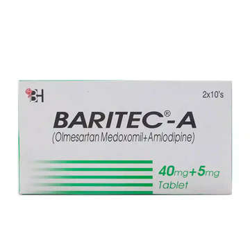 Picture of Baritec A 40/5mg Tab 20x1s