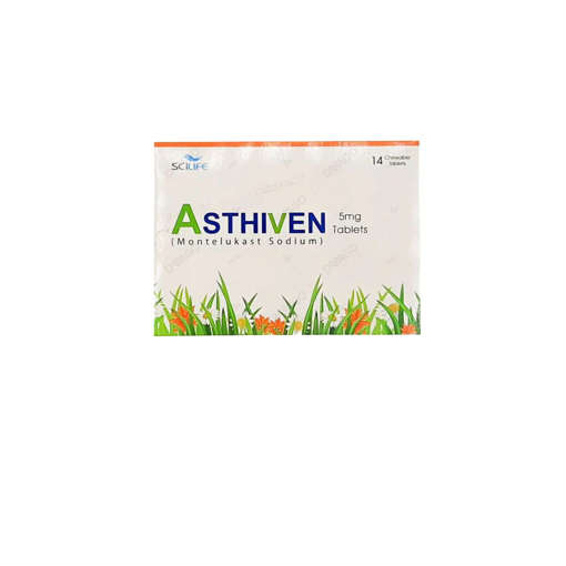 Picture of Asthiven 5mg Tab 14x1s