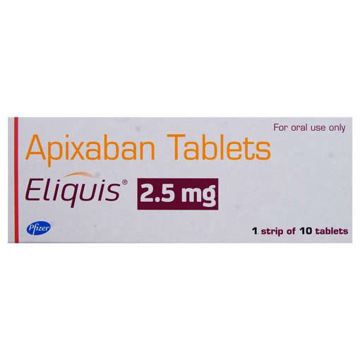 Picture of Eliquis 2.5mg Tab 10x1s