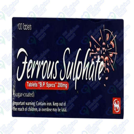 Picture of Ferrous Sulphate Tab 20x5s