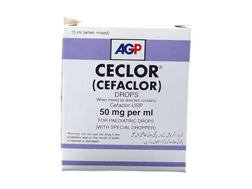 Picture of Ceclor 50mg Drops 15ml