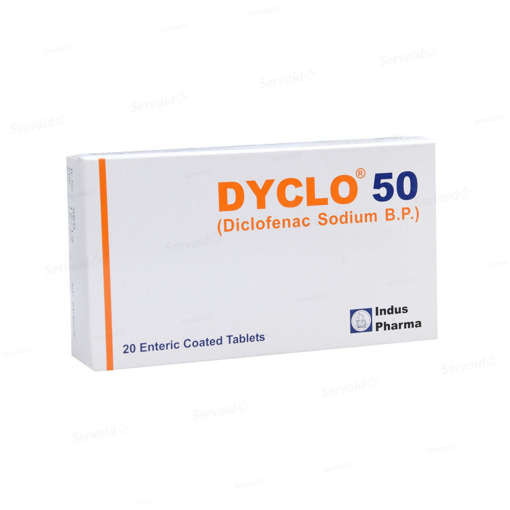 Picture of Dyclo 50mg Tab 1x20s