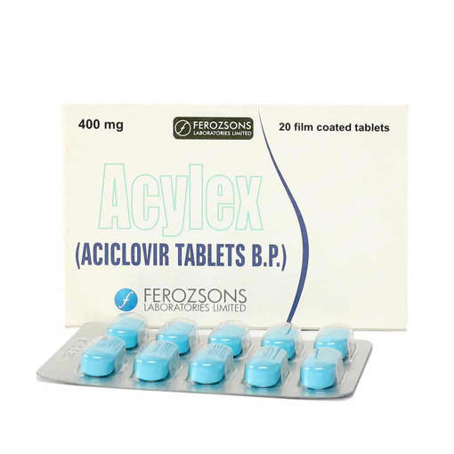 Picture of Acylex 400mg Tab 10x2s