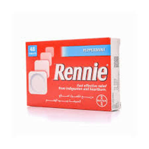 Picture of Rennie Tab 48s Peppermint Imp