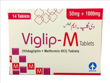 Picture of Viglip M 50/1000mg Tab 7x2s