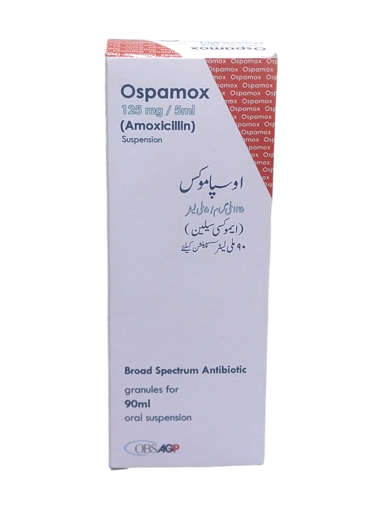 Picture of Ospamox 125mg Syp 90ml