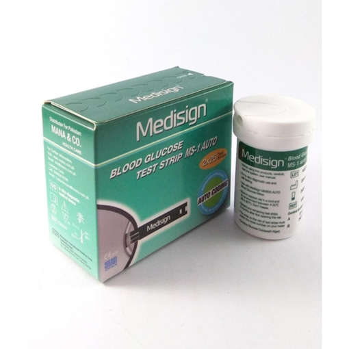 Picture of Medisign Blood Glucose Test Strip 50s