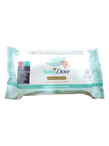 Picture of Dove Baby Wipes 50s Sensitive