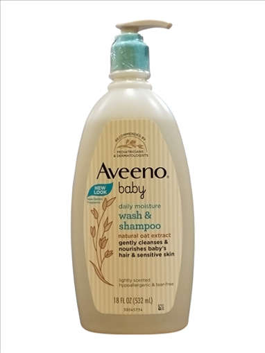 Picture of Aveeno Baby Shampoo 532ml Daily Moisture Wash