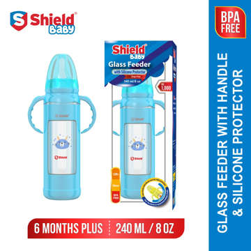 Picture of Shield Glass Feeder Bottle 240ml/8oz