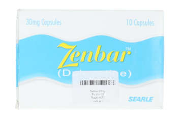 Picture of Zenbar 30mg Cap 10x1s