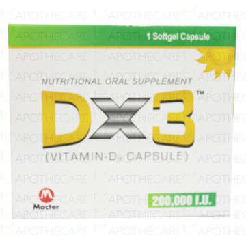 Picture of Dx 3 200000iu Cap 1x1s