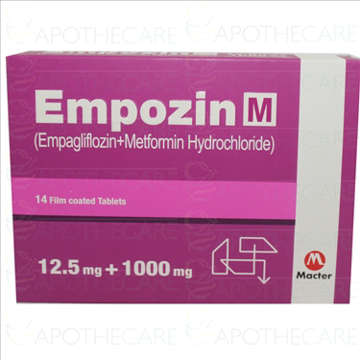 Picture of Empozin M 12.5+1000mg Tab 14x1s