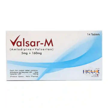 Picture of Valsar M 5+160mg Tab 14x1s