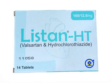 Picture of Listan Ht 160mg/12.5mg Tab 14x1s