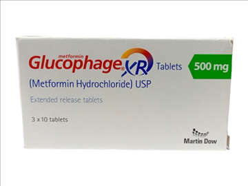Picture of Glucophage Xr 500mg Tab 10x3s