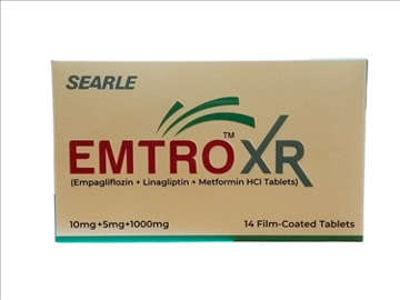Picture of Emtro Xr 10/5/1000mg Tab 14x1s 