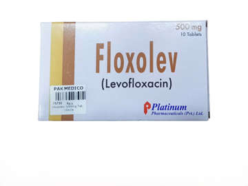 Picture of Floxolev 500mg Tab 10x1s